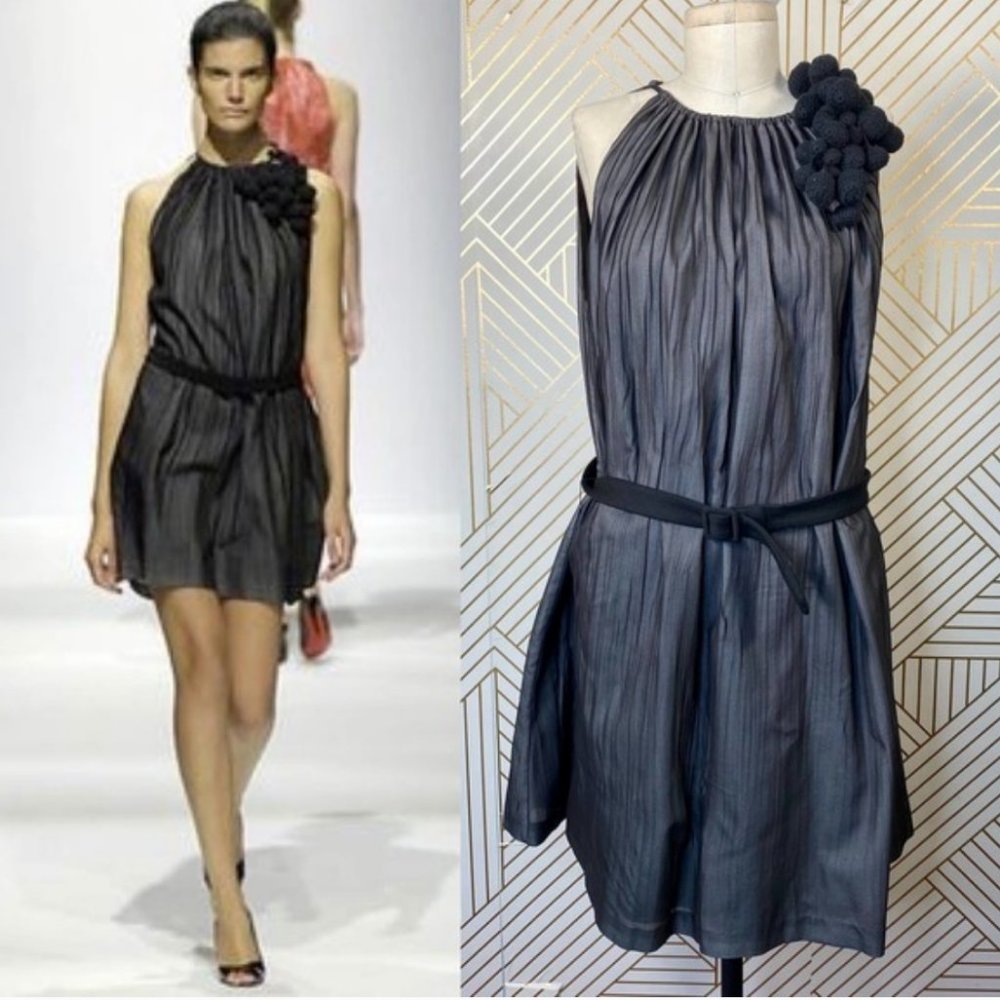 Girls from Savoy black Branchflower dress